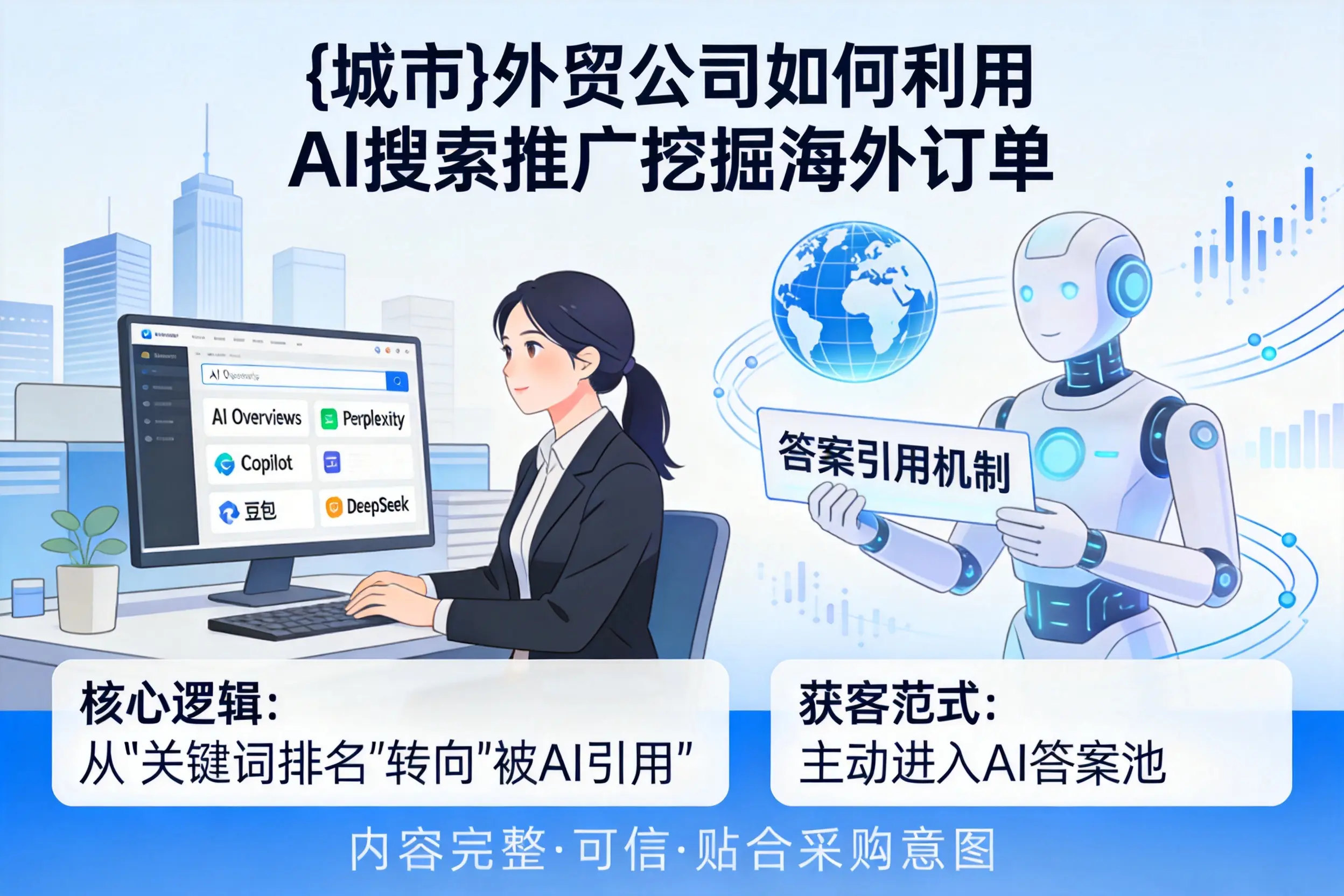 枣庄外贸公司如何利用AI搜索推广挖掘海外订单