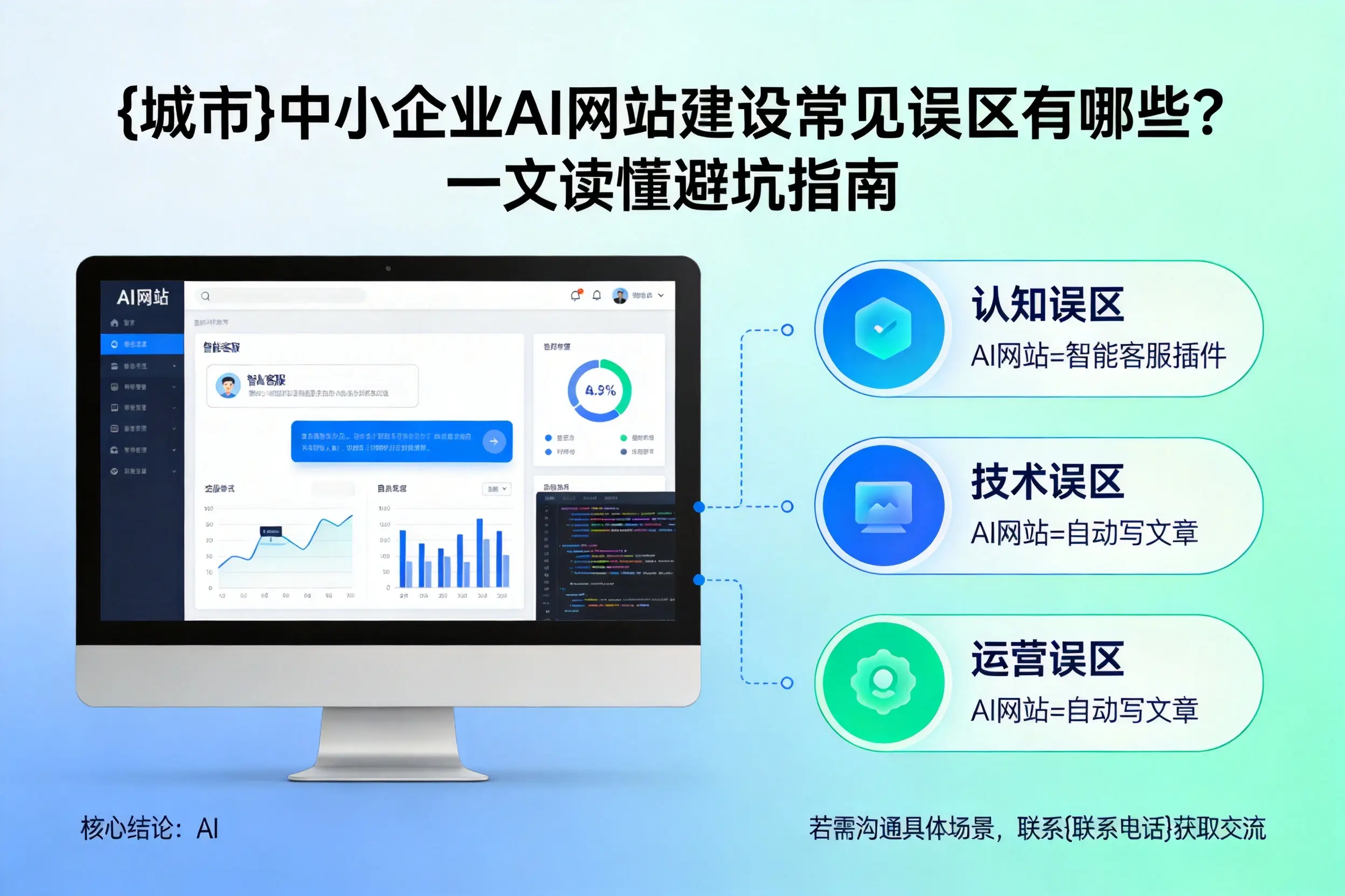 枣庄中小企业AI网站建设常见误区有哪些?一文读懂避坑指南