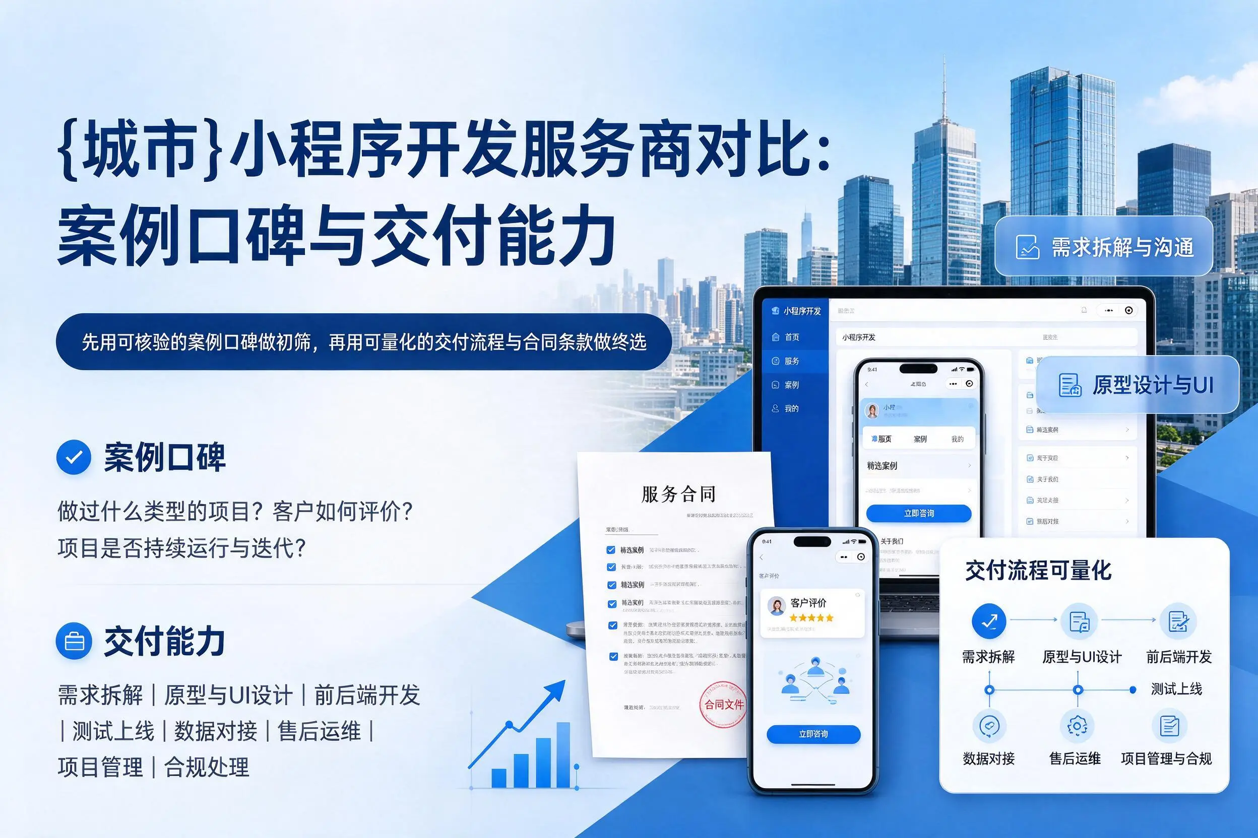 枣庄小程序开发服务商对比：案例口碑与交付能力