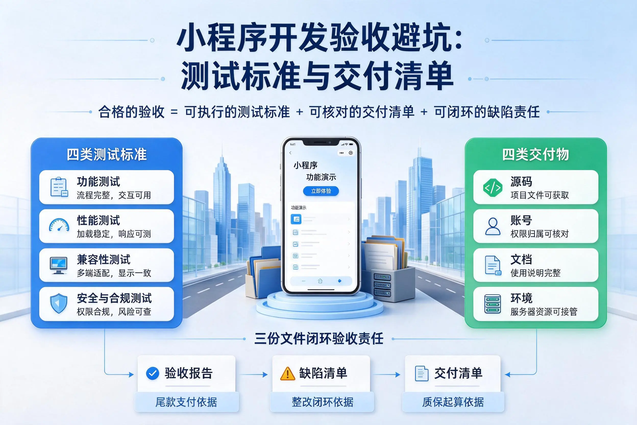 枣庄小程序开发验收避坑：测试标准与交付清单