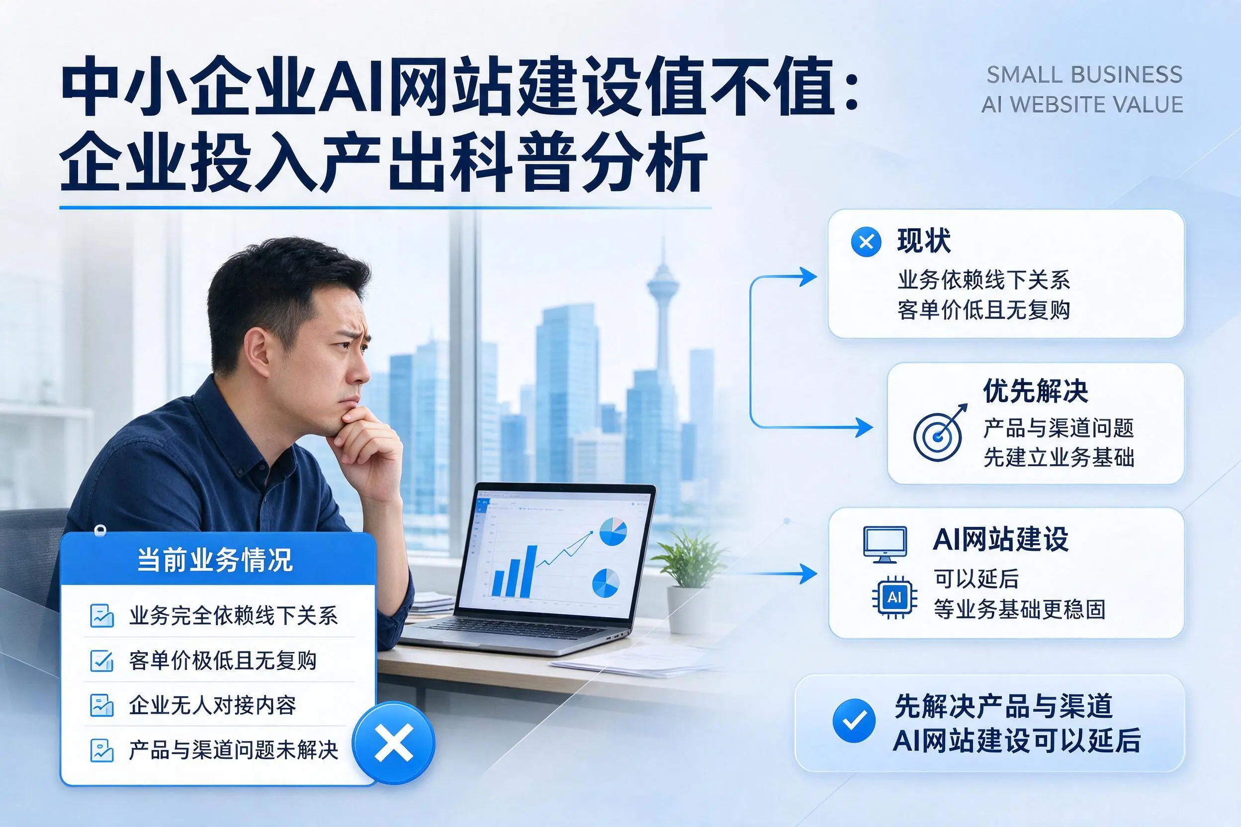 中小企业AI网站建设值不值：枣庄企业投入产出科普分析