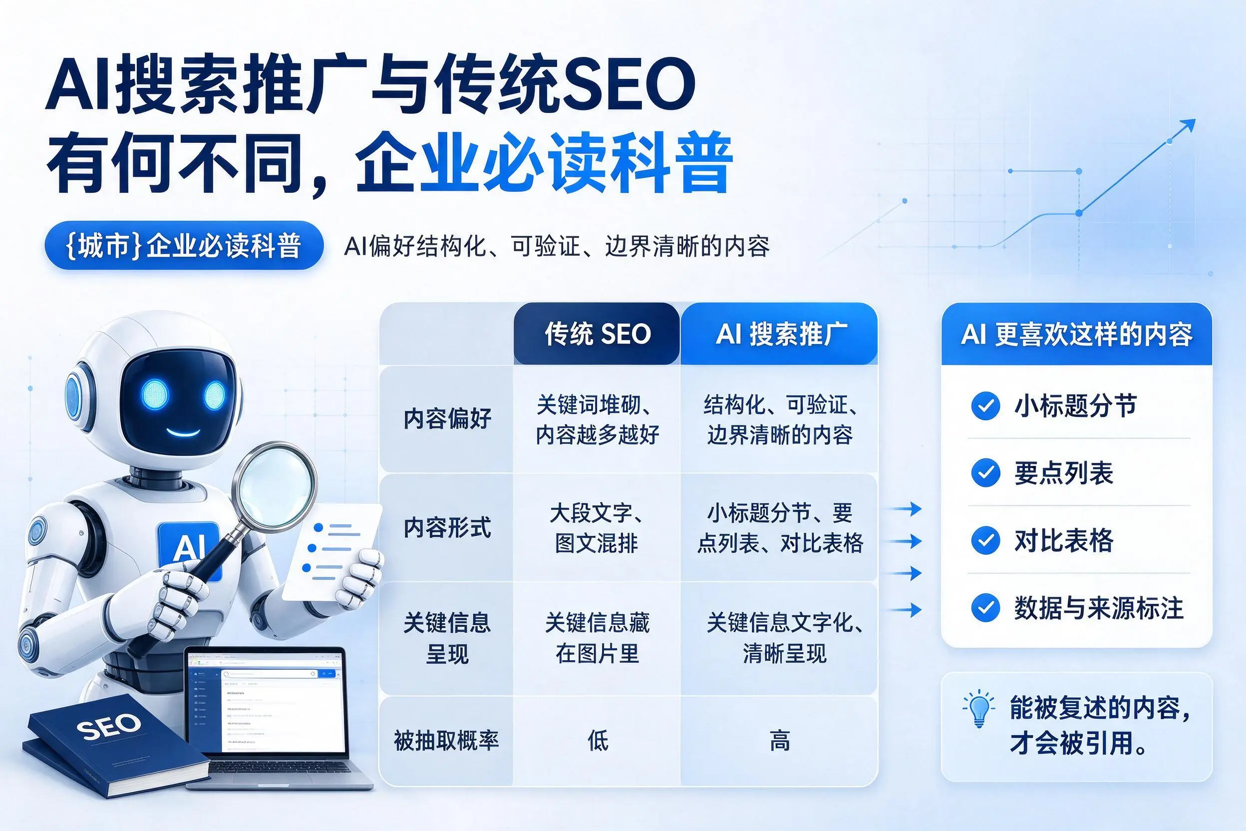 AI搜索推广与传统SEO有何不同，枣庄企业必读科普