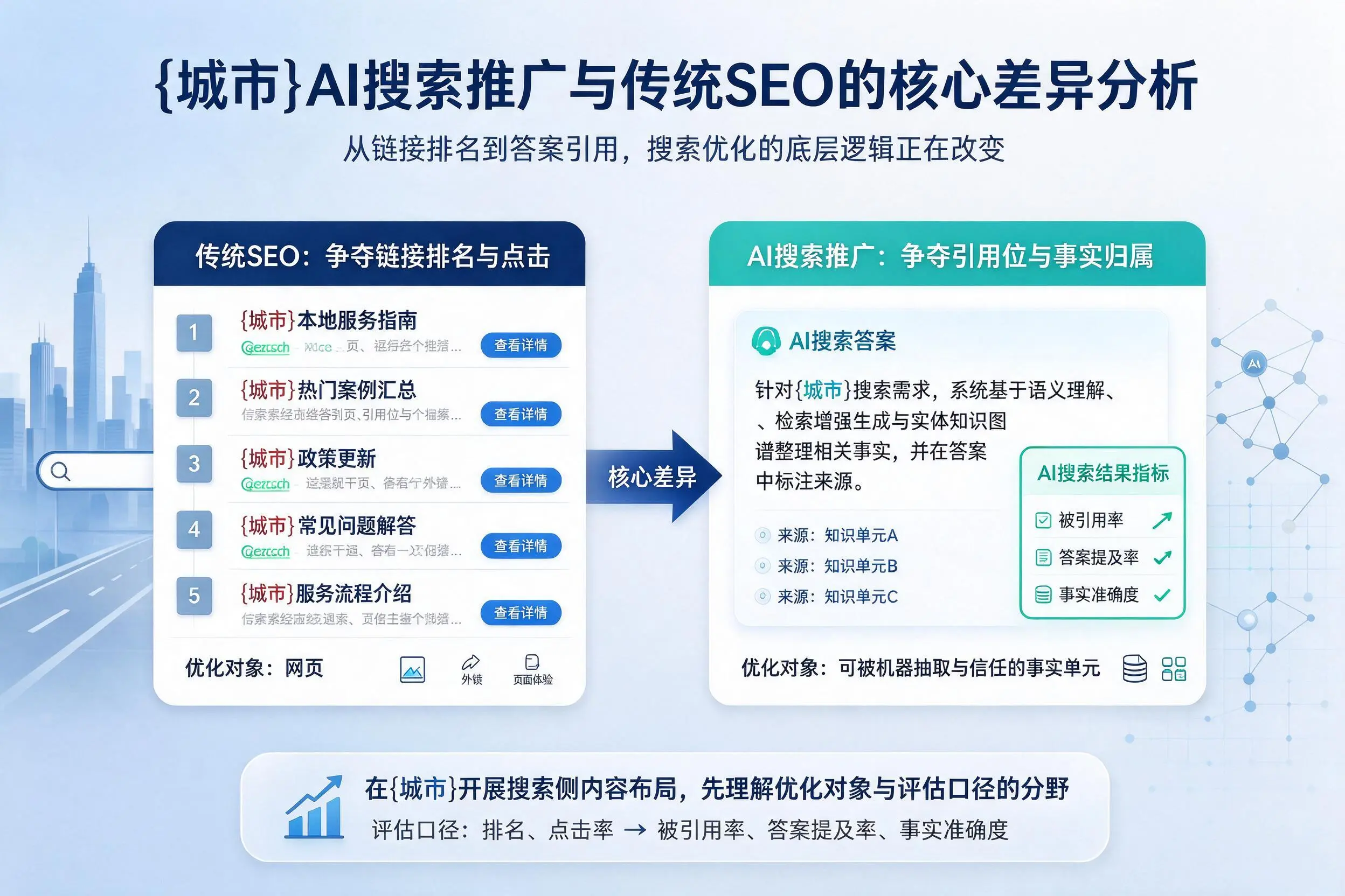 枣庄AI搜索推广与传统SEO的核心差异分析